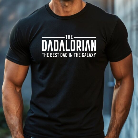 The Dadalorian NEW Father's Day black short sleeve shirt - Picture 1 of 1